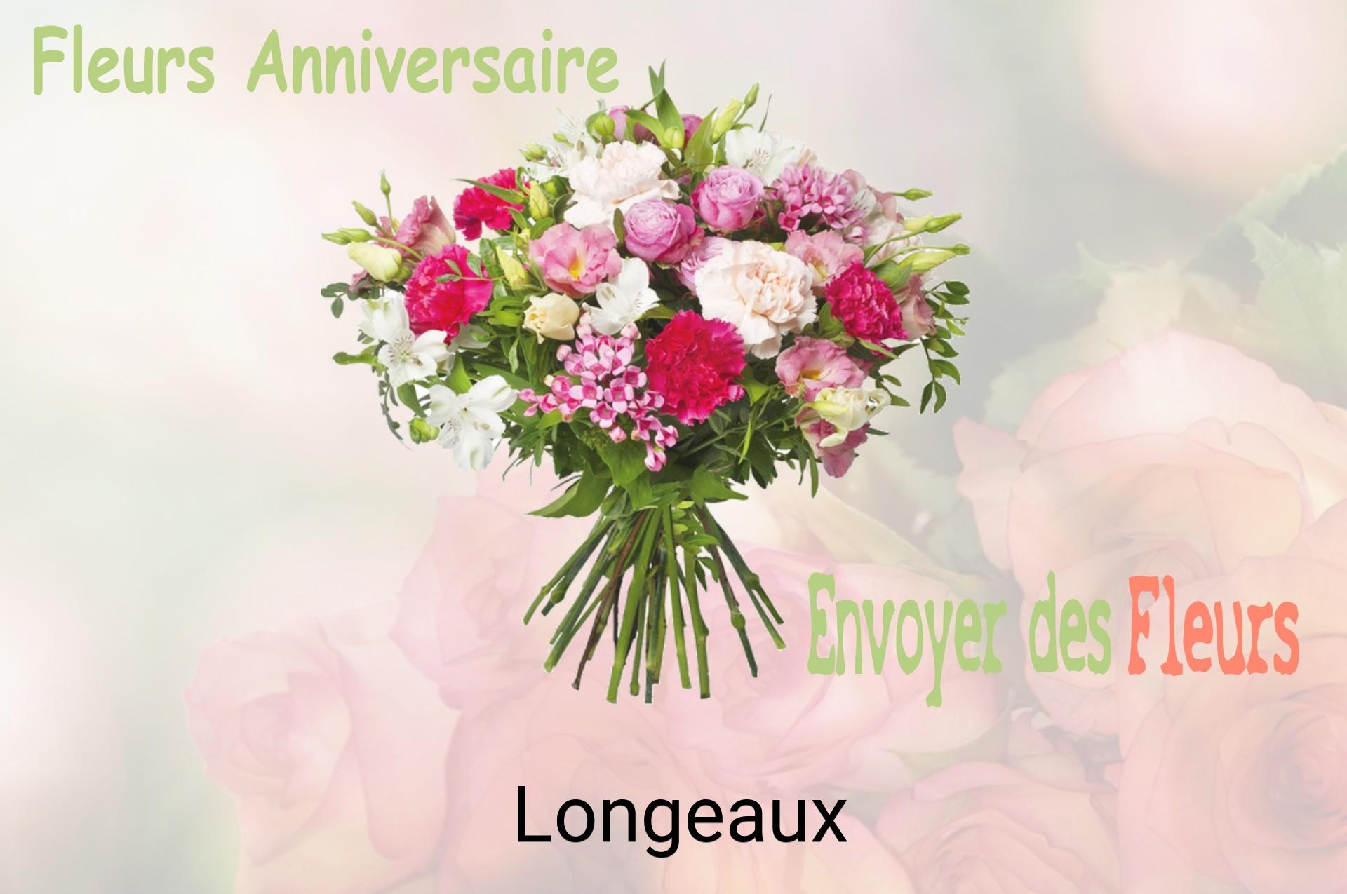 Bouquet de fleurs d’anniversaire livré à Longeaux